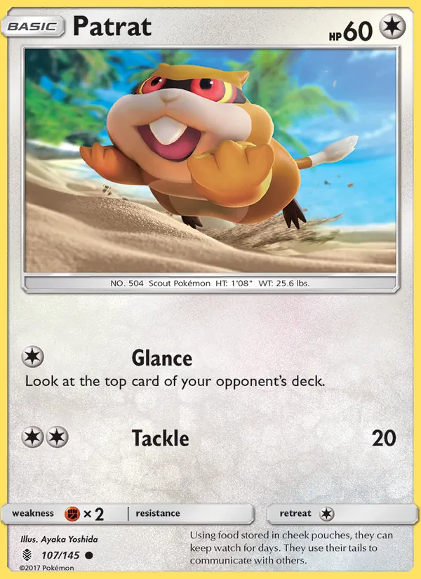 Patrat Pokémon card