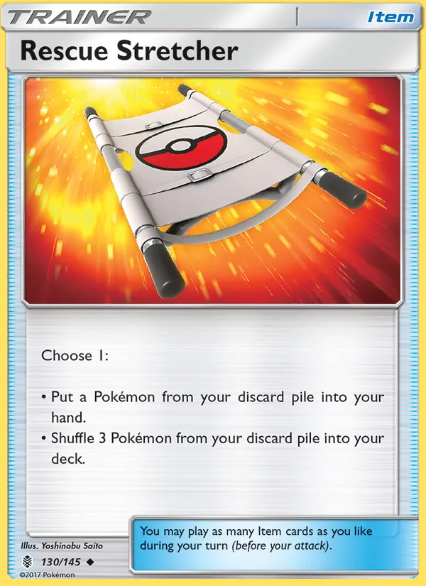 Rescue Stretcher card