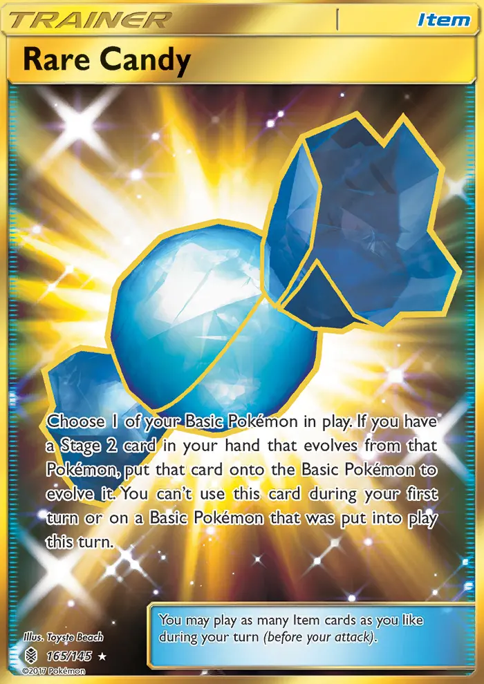 Rare Candy Pokémon card