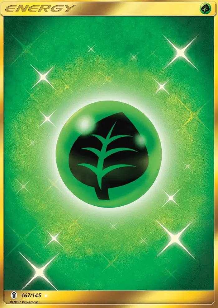 Grass Energy Pokémon card