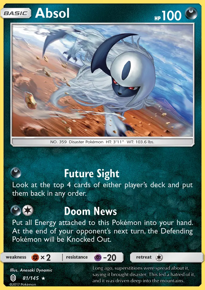 Absol Pokémon card