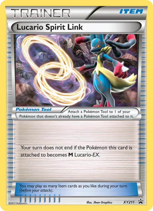 Lucario Spirit Link card
