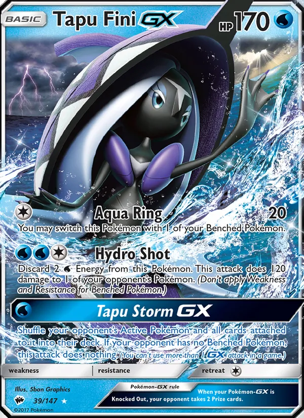 Tapu Fini GX card