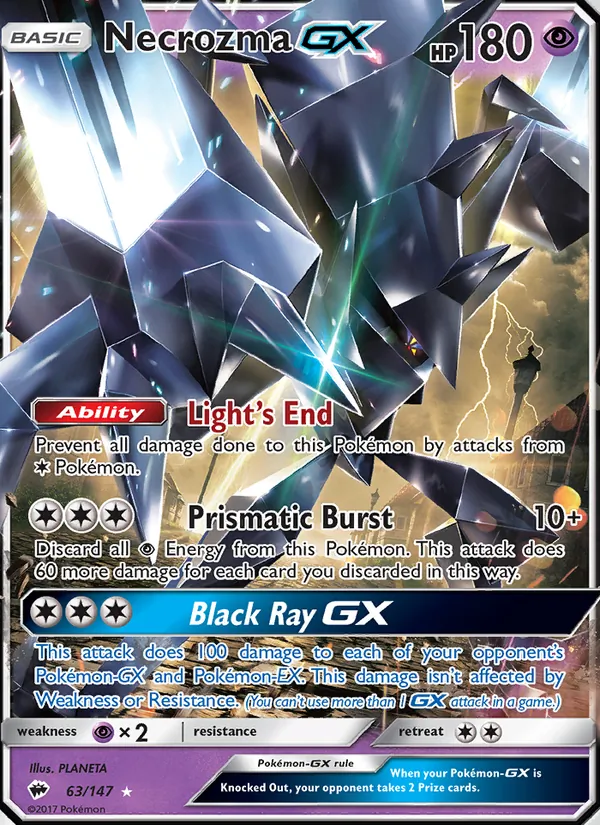 Necrozma GX Pokémon card