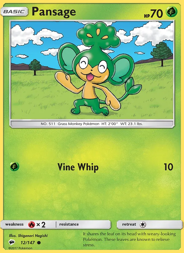 Pansage card