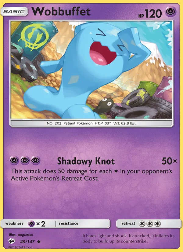Wobbuffet Pokémon card