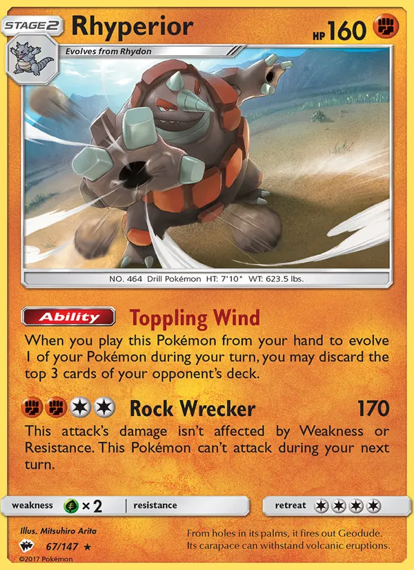 Rhyperior card