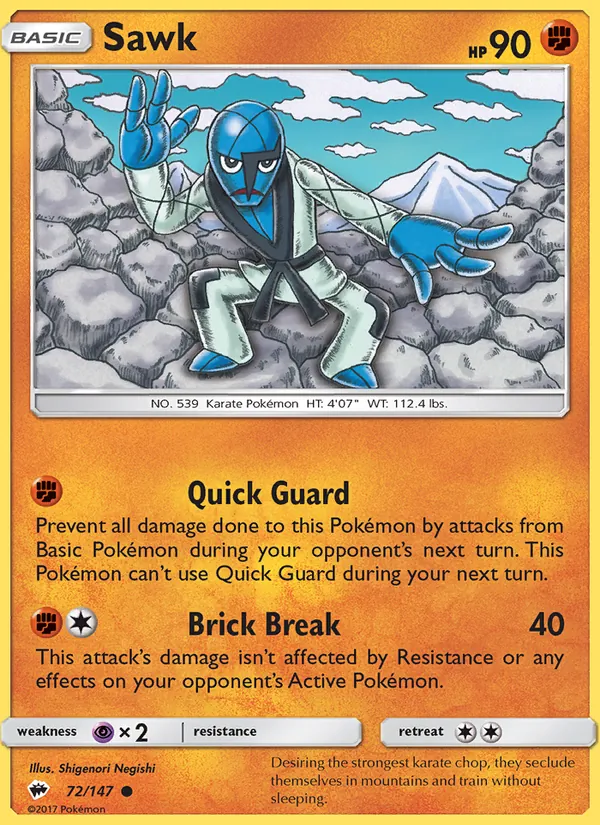 Sawk card