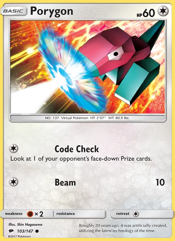 Porygon Pokémon card