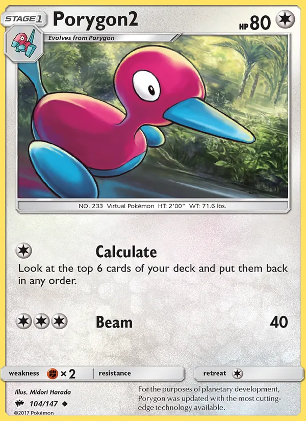 Porygon2 Pokémon card