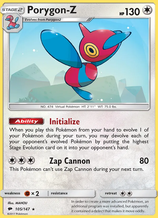 Porygon-Z Pokémon card