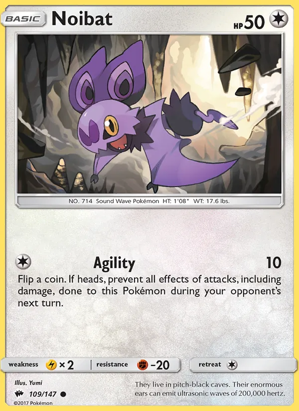 Noibat Pokémon card
