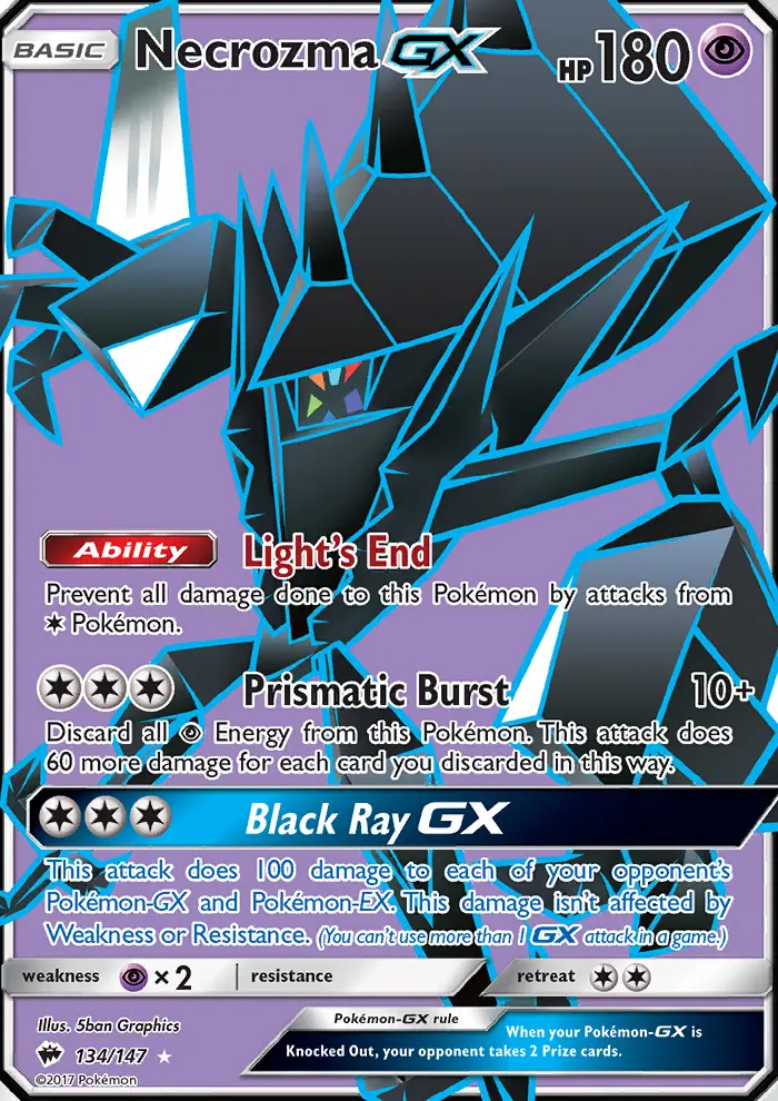 Necrozma GX Pokémon card