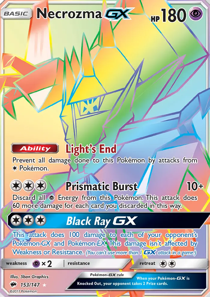 Necrozma GX Pokémon card