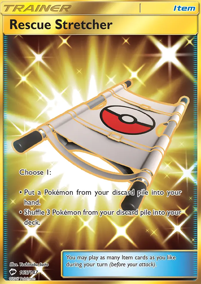 Rescue Stretcher Pokémon card