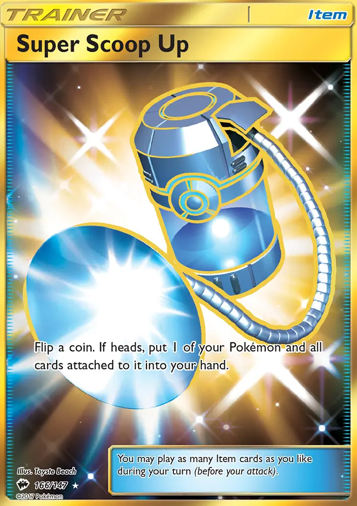 Super Scoop Up Pokémon card