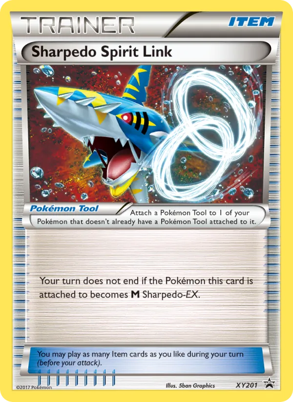 Sharpedo Spirit Link card