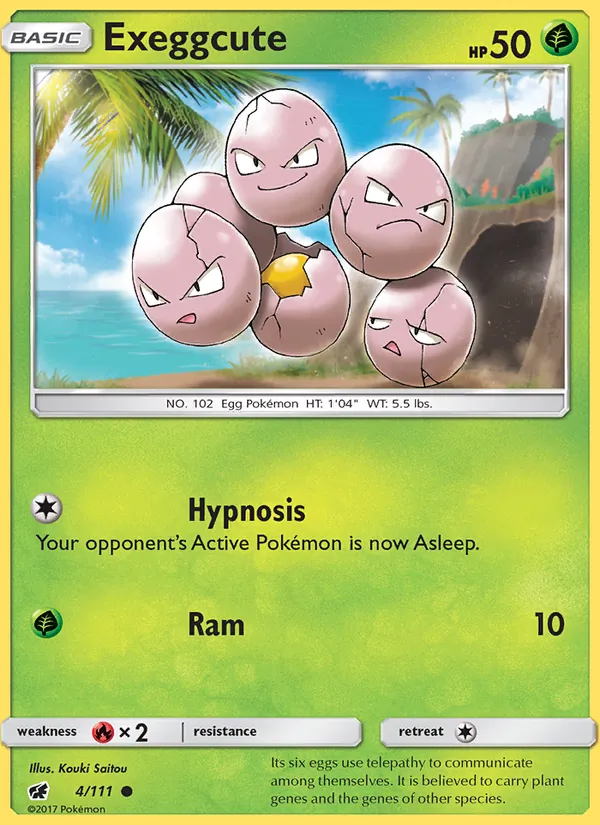 Exeggcute Pokémon card