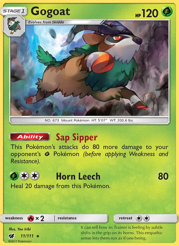 Gogoat Pokémon card
