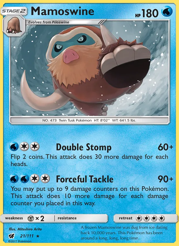 Mamoswine card