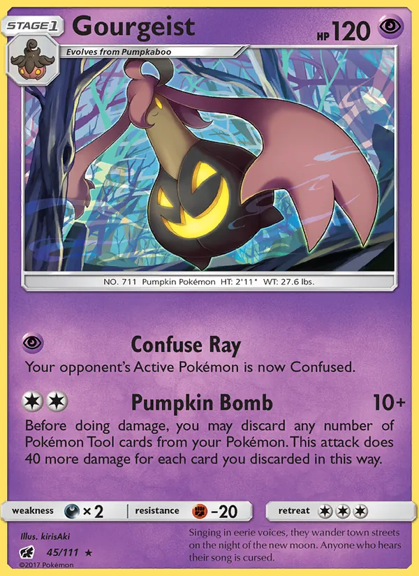 Gourgeist Pokémon card