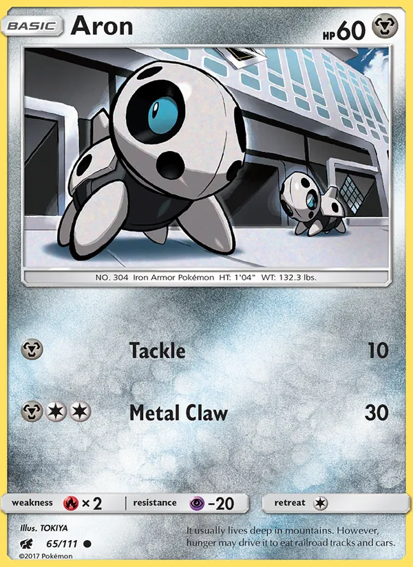 Aron Pokémon card