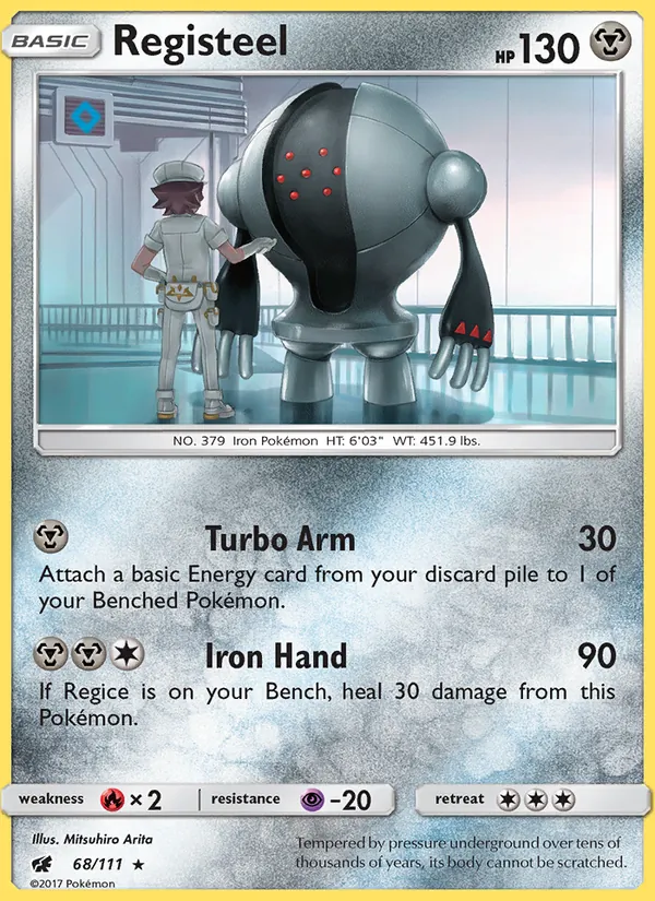 Registeel card