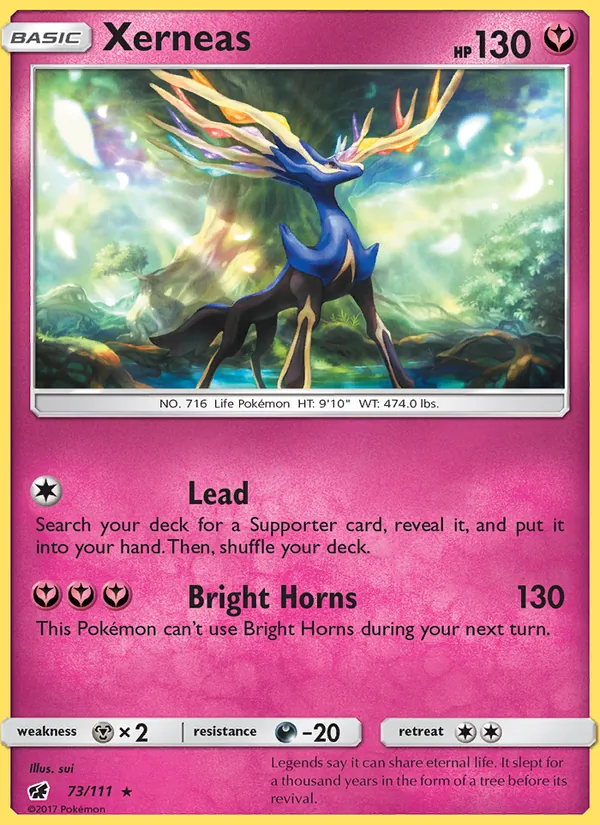 Xerneas Pokémon card