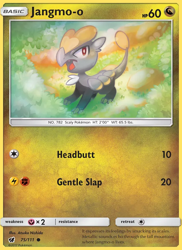 Jangmo-o Pokémon card