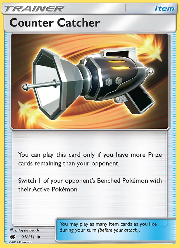 Counter Catcher card