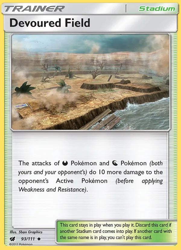 Devoured Field card