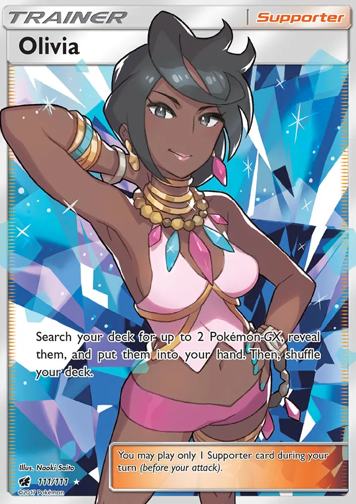 Olivia Pokémon card