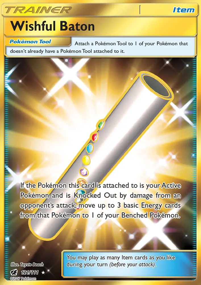 Wishful Baton Pokémon card