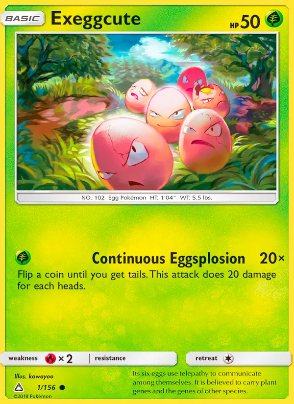 Exeggcute Pokémon card