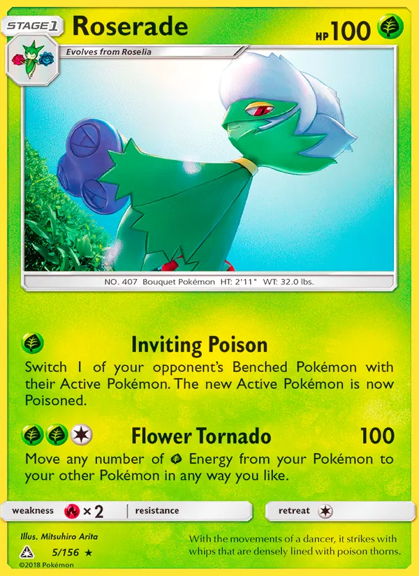 Roserade card