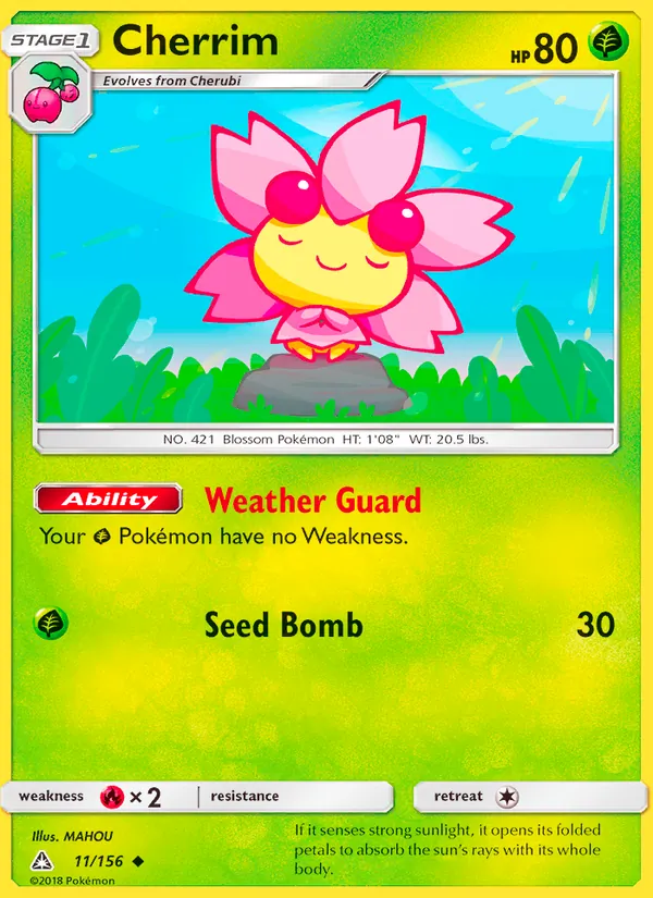 Cherrim Pokémon card