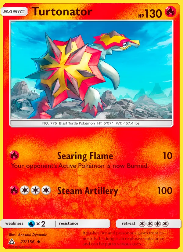 Turtonator card