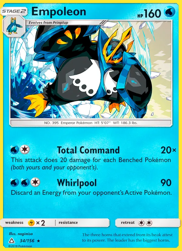 Empoleon Pokémon card