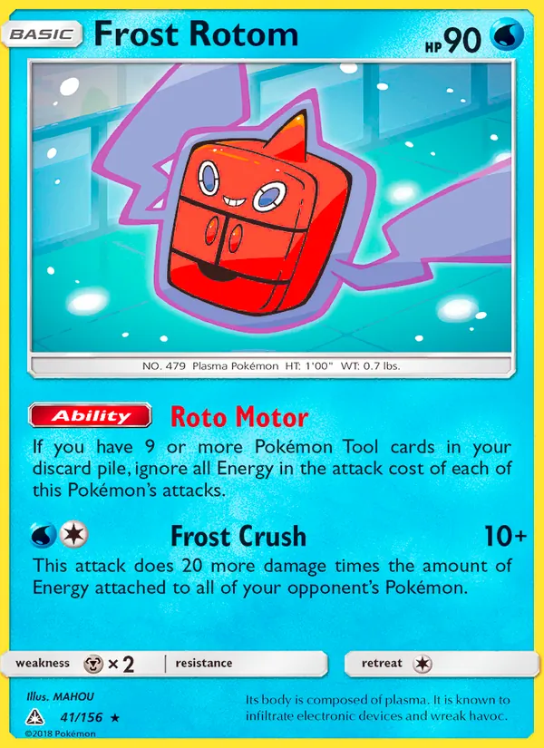 Frost Rotom Pokémon card