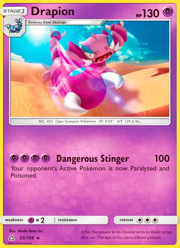 Drapion Pokémon card