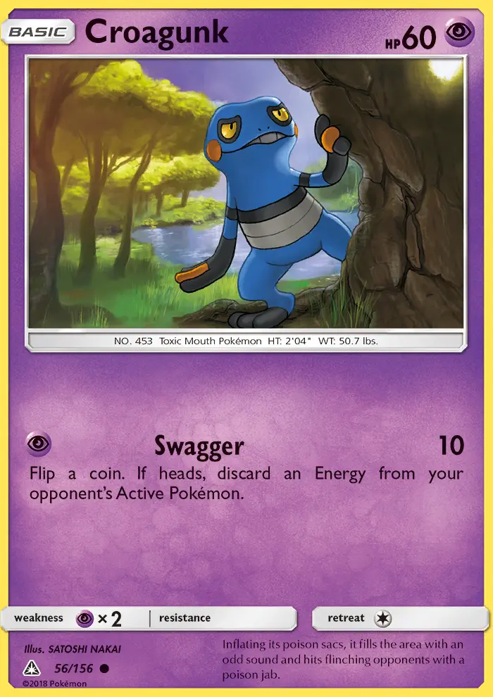 Croagunk Pokémon card