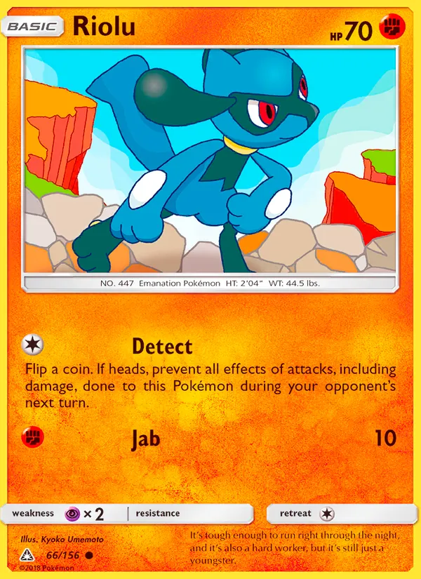 Riolu card