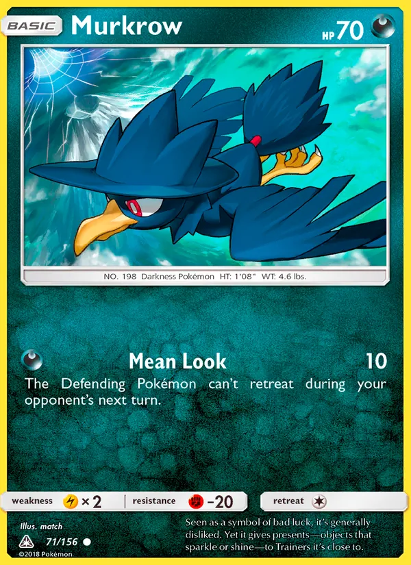 Murkrow Pokémon card