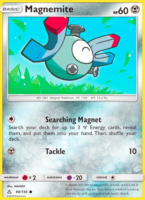 Magnemite Pokémon card