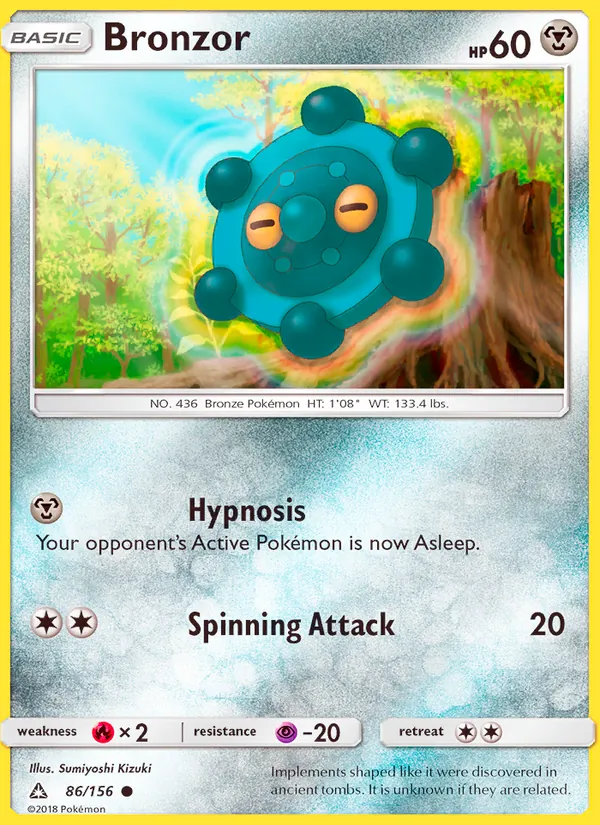 Bronzor Pokémon card