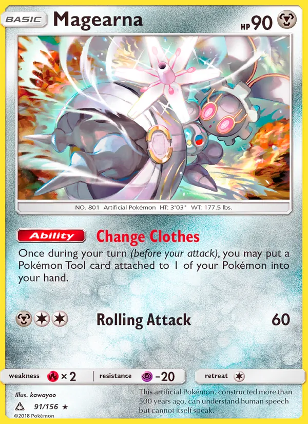 Magearna Pokémon card