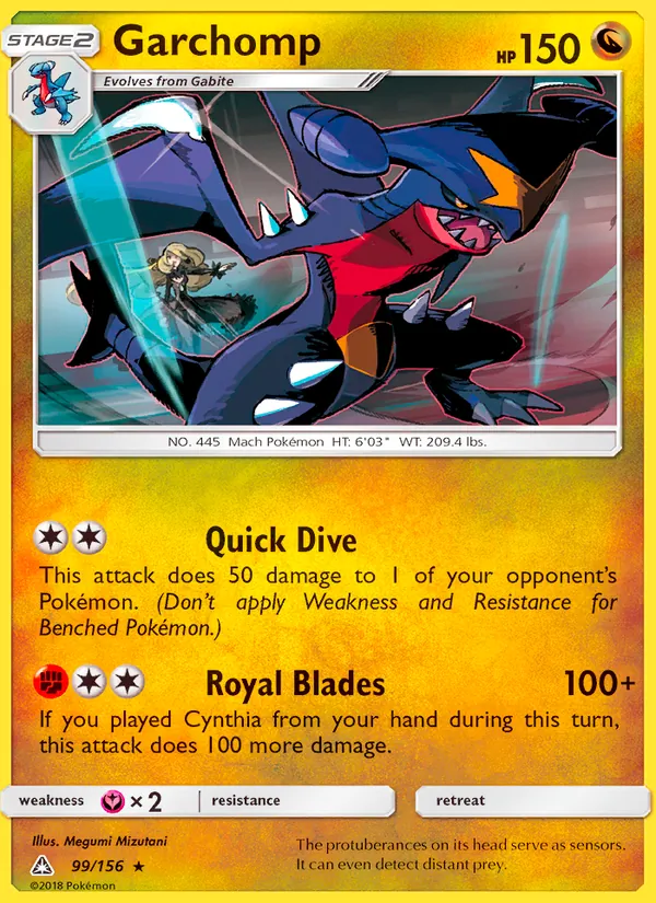 Garchomp Pokémon card
