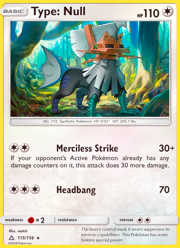 Type: Null card