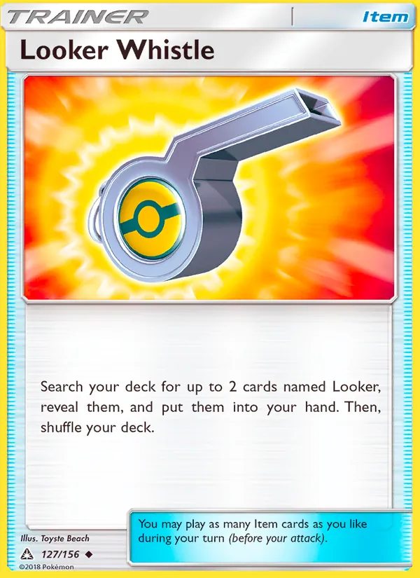 Looker Whistle card
