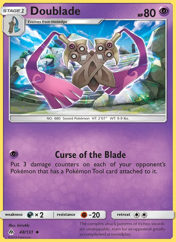 Doublade Pokémon card